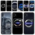 Volvo Logo Luxury Design Phone Case For Apple IPhone 13 12 15 14 Pro Max Mini XR X XS Max 11 6 7 8 Plus SE 2020 Black TPU Cover. 