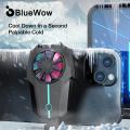 BlueWow F15 Universal Phone Cooling Fan Mobile Phone Radiator Rechargeable Folding Game Cooler Phone Cool Heat Sink. 