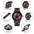 Skmei 1990 men watch rotation wheel fashion creative waterproof stainless steel men quartz watch-1787 upgrade. 