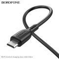 BOROFONE BX91 2.4A Micro USB Fast Charging Data Cable Symbol Fast Charging Data Cable Type B Cable. 