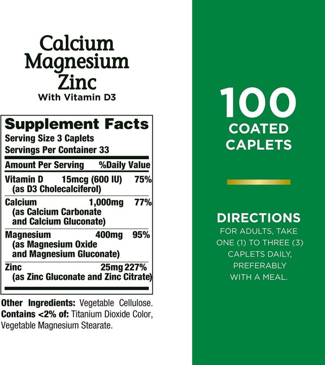 Nature'S%20Bounty%20Calcium%20Magnesium%20And%20Zinc%20Caplet,%20Immune%20And%20Supporting%20Bone%20Health,%20100%20Counts%20-%20Image%204