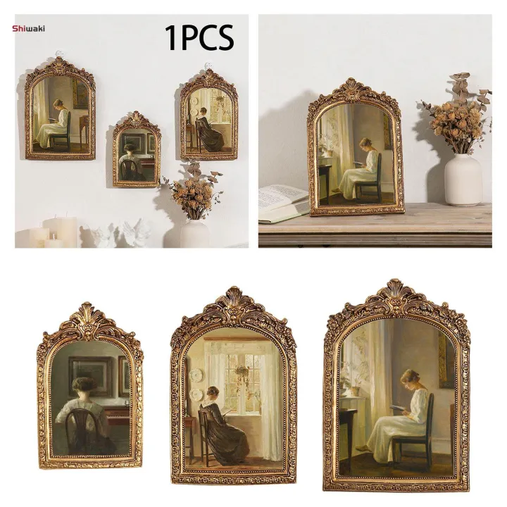 Antique%20Picture%20Frame%20Carved%20Photo%20Holder%20Oil%20Painting%20Frame%20Resin%20Photo%20Frame%20for%20Desktop%20Living%20S%20-%20Image%207