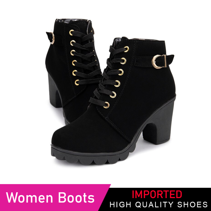 Black%20Ankle%20Boots%20for%20Women%20W.B.S-B3%20-%20Korean%20Design%20with%20Chain%20Accent%20and%20Pump%20Style%20-%20Image%207