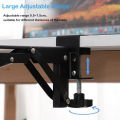 DIY Height Sturdy Under Desk Extension Stand Ergonomic Pull Out Keyboard Tray Clamp Cold Rolled Steel For Laptop Accessories.