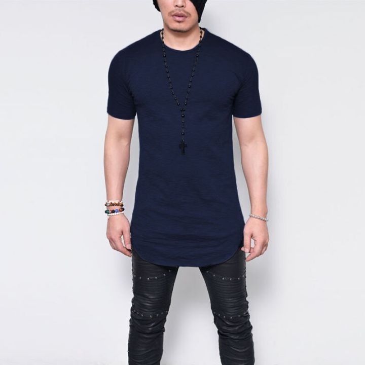 2978%20Brand%20New%20Men's%20T%20Shirt%20Round%20Neck%20Solid-colored%20T-shirt%20for%20Male%20Round-neck%20Medium%20and%20Long%20Section%20Tops%20Tshirt%20-%20Image%203