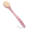 【Hey my home】Plastic bathroom Body Bath Long Handled Brush Cleaning Mage Tail hanging.