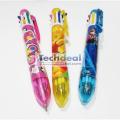Multicolor 8 in 1 cartoon character ballpoint pen - 2pcs. 