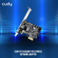 Cudy PE10 Gigabit PCI Express Network Adapter - Super Fast 10/100/1000Mbps - Wake on LAN - Compatible with Windows, Linux, macOS.