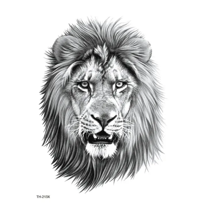 Waterproof%20Temporary%20Half%20Arm%20Sleeve%20Tattoo%20Cool%20Tiger%20Lion%20Animal%20Tattoo%20Stickers%20Body%20Art%20For%20Men%20Personality%20Tattoos%20New%20-%20Image%204
