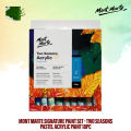 Mont Marte Two Seasons Acrylic Paint Set 12 ML 18 Colors Made from High Quality Pigments.