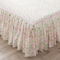 Cilected 100% Cotton Korean Fashion Small Floral Bed Skirt Home Bedding Decoration Cute Princess Wind Bedspread Sheet Cover. 