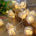 (20pices)Decorative Fairy Lights Rose Flower shape -Golden-colour Romance Light string. 