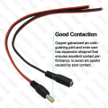 DC Power Pigtail Cable Plug 18AWG 2.1mm x 5.5mm 12V 5A DC Jack Male & Female Connector with Cable. 