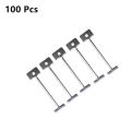 100 Pcs Replacement Steel Needles Flooring Wall Tiles Leveling System Replaceable Steel Needles Reusable Tile Installation Tools. 
