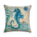 Octopus Sea Turtle Whale Sea Horse Cushion Cover Throw Pillow Case Sofa Decor. 