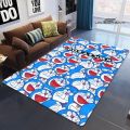 Doraemon Cartoon printed carpet Anime carpet bedroom decoration Yoga mat outdoor rug area rug Non -slip carpet birthday gift.