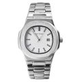 Men Fashion Watch Stainless Steel Nautilus Analog Quartz Wristwatch Luminous Hand Waterproof Auto Date Clock Relogio Gifts. 