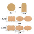 300Pcs/Roll Baking Packaging Sticker Label Blank Kraft Paper Stickers for Jar Glass Bottle Office Food Gifts Classification.