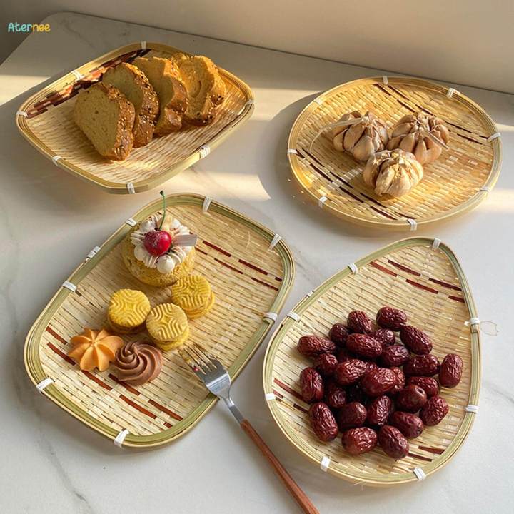 Bamboo%20Basket%20Tray%20Woven%20Fruit%20Basket%20for%20Countertops%20Cabinets%20Bedroom%20-%20Image%202