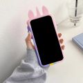 【Sarcasmsm】Decompression Rainbow Unicorn for Samsung A32 Phone Case Redmi Note10 Eyelash Horse A15 Protective Sleeve. 
