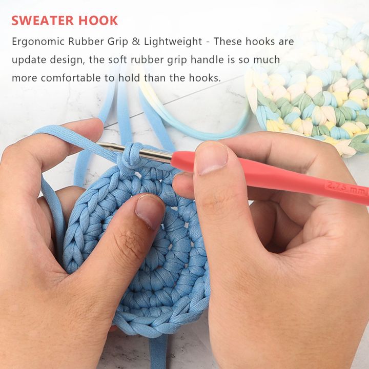10Pcs%20Small%20Size%20Lace%20Crochet%20Hooks%20(0.5-2.75mm),%20Ergonomic%20Crochet%20Hooks%20Set%20with%20Soft%20Grip%20Handle%20for%20Thread%20-%20Image%202