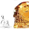 2X 1000Ml Decanter Crystal Skull Glass. 