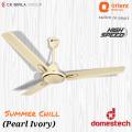 Orient Summer Chill 56 Inch Ceiling Fan (Pearl Ivory). 