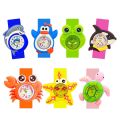 Slap Bracelet Children's Watch Cute Penguin, Crab, Turtle, Dolphin Patterns Toy Baby Birthday Gift Boys Girls Kids Watches Clock.