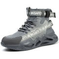 【selevn roind】 Fashion Work Boots Indestructible Steel Toe Cap Safety Shoes For Men Puncture-Proof Industrial Sneakers Adult Male Footwear.