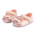Cross-border new fashion sequins crown princess shoes ladies children's shoes anti-slip soft soled toddler shoes baby shoes baby.