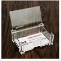 Business Card Holder Box - 1Pcs - Transparent. 