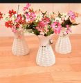 Flower Plastic Vase For Home Wedding Decoration -Not Excluding Flower - Flower Vase.