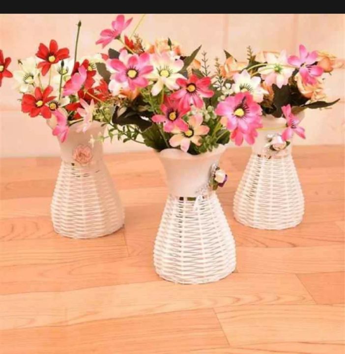 Flower%20Plastic%20Vase%20For%20Home%20Wedding%20Decoration%20-Not%20Excluding%20Flower%20-%20Flower%20Vase%20-%20Image%202