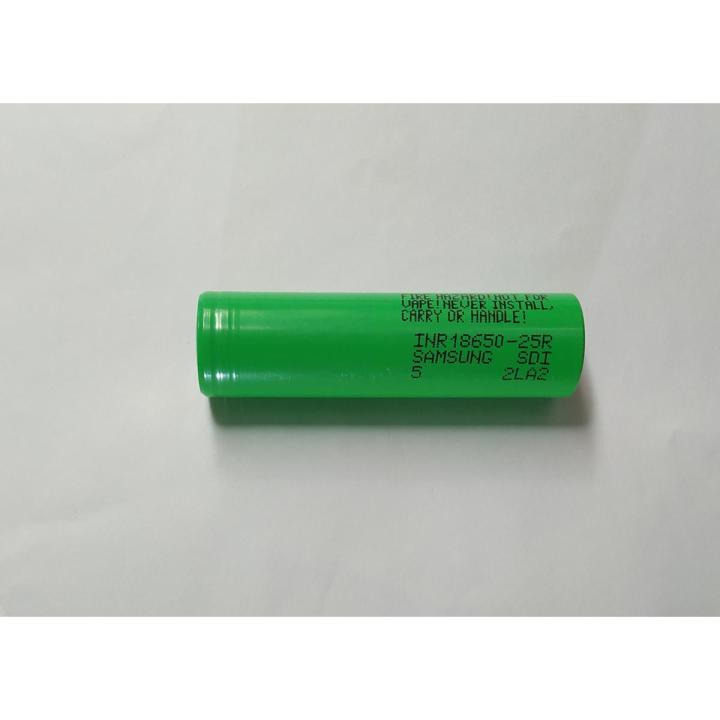 Samsung 18650 INR18650-25R Lithium Battery 2500mAh 3.7V 20A - High-Power Battery for Various Applications Samsung's Premium Power Cell