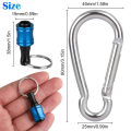12Pcs 1/4 Inch Hex Shank Screwdriver Bit Holders, Keychain Extension Bar, Portable Fast Change Bit Holder Set. 