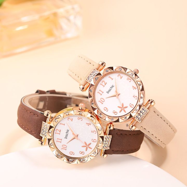 LooKeo%20Mall%20Ladies%20Dress%20Watch%20Set%20with%206PCS%20Fashion%20Jewelry%20-%20Black%20Leather%20Quartz%20Women's%20Watch%20with%20Necklace,%20Earrings,%20and%20Bracelet%20-%20Image%202