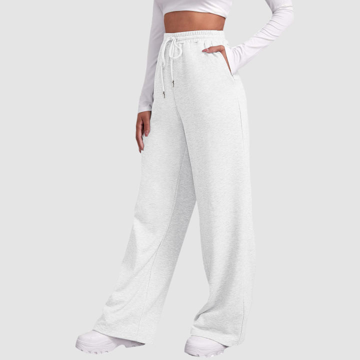 Wide%20Leg%20Pants%20For%20Women%E2%80%99S%20Fleece%20Lined%20Sweatpants%20Straight%20Pants%20Bottom%20All-Math%20Plain%20Fitness%20Joggers%20Pants%20Travel%20Basic%20-%20Image%207