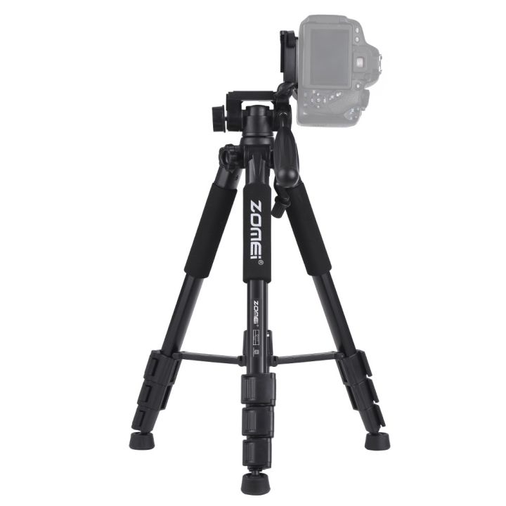 ZOMEI Q111 142cm/56" Lightweight Portable Aluminum Alloy Camera Travel Tripod-1#