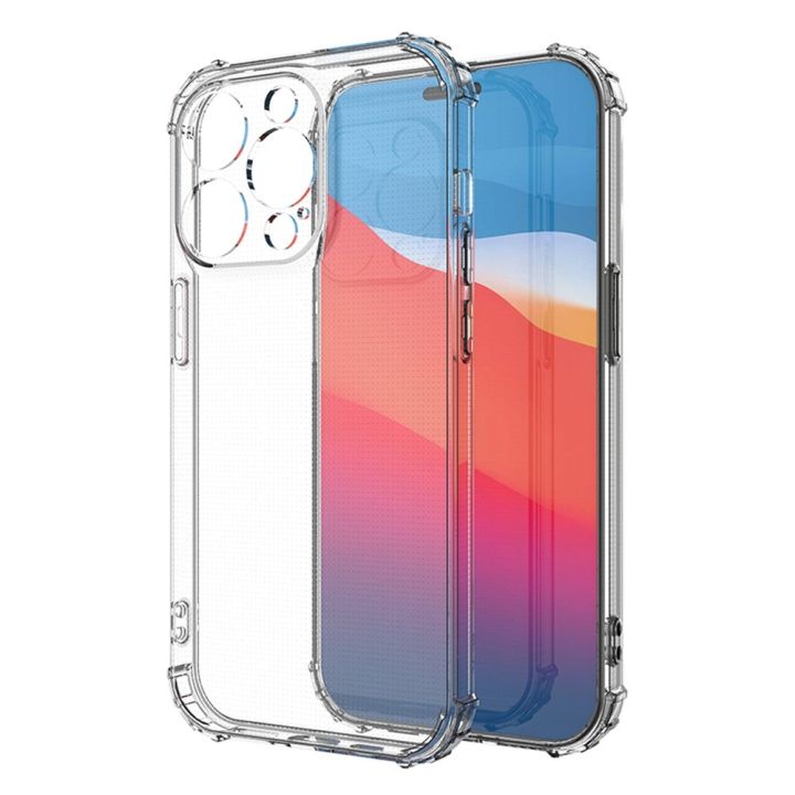 iPhone 12 Pro Max Premium Silicone Case Crystal Clear Soft TPU Ultra-Thin Transparent Flexible Protective Mobile Phone Back Cover