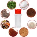 3Pcs Plastic Spice Salt Pepper Shaker Seasoning Jar Portable Camping Condiment Vinegar Bottle Kitchen Cruet 100 Ml. 
