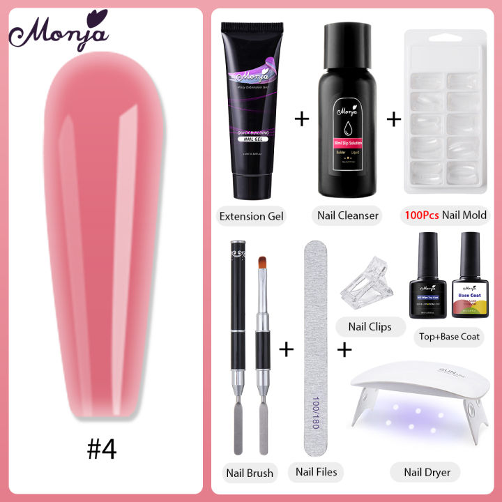 %E3%80%90The%20Edge%20of%20Beauty%E3%80%91New%20Monja%20Nail%20Art%20Extenion%20Nail%20Kit%20Glitter%20Poly%20UV%20Builder%20Gel%20Nail%20Tip%20Color%20Nail%20Tip%20French%20Nail%20Tip%20Form%20DIY%20Makeup%20Tool%20et%20-%20Image%204