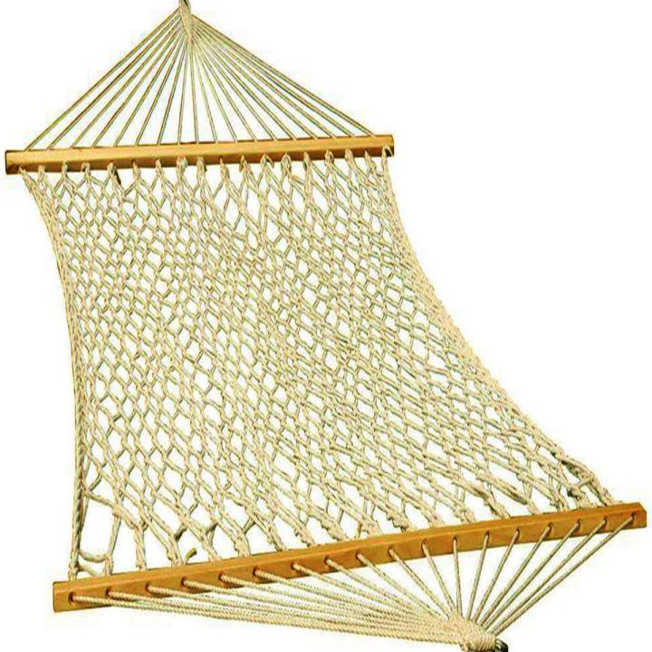 Natural Jute Cotton Rope Made Hammock (6.5 x 3.5 Feet)