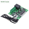 W1209 Incubator Temperature Controller Circuit Module DC 12V 10A Relay Three Digit Red LED - Multimeter - Precise Temperature Control.