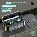 MOCHO G35/G35B Headset Bluetooth Earphone TWS Wireless LED Earbud headphone Subwoofer.