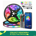 2Meter LED Strip Light 5050 RGB With Bluetooth APP support/24keys /3keys USB cable used for Wall Decoration Ceiling decor & lighting Birthday party decor & lighting Special occasion celebration Home & Room decoration.