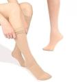 Stylish Ladies Skin Color Leg Socks, One Pair. 
