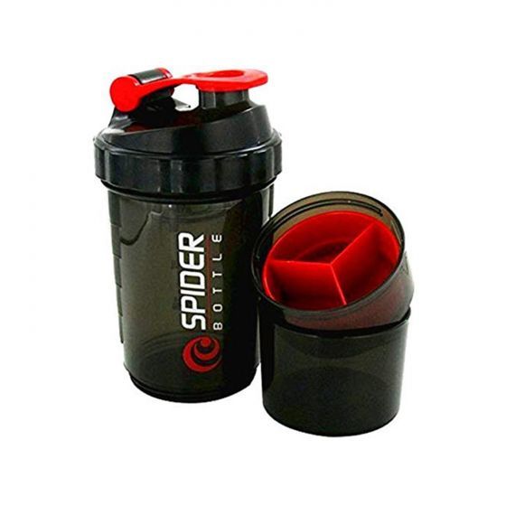 Spider%20Protein%20Shaker%20Bottle%20500ml%20with%202%20Storage%20Extra%20Compartment%20Perfect%20for%20Gym%20-%20Image%202