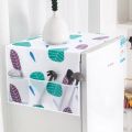 Refrigerator Cover with Storage Pockets - Waterproof & Dustproof Fridge Top Cover (Available in Single & Double Door Sizes). 