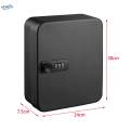 Key Lock Box Combination Lock Keys Cabinet with Code Security Key Box Metal Key Storage Box Key Organizer Holder for Valet Services House Office. 