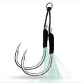 5 Pairs Lure Fishing Hook Sea Fishing High Carbon Steel Hook With Feather Fishing Gear Accessories. 